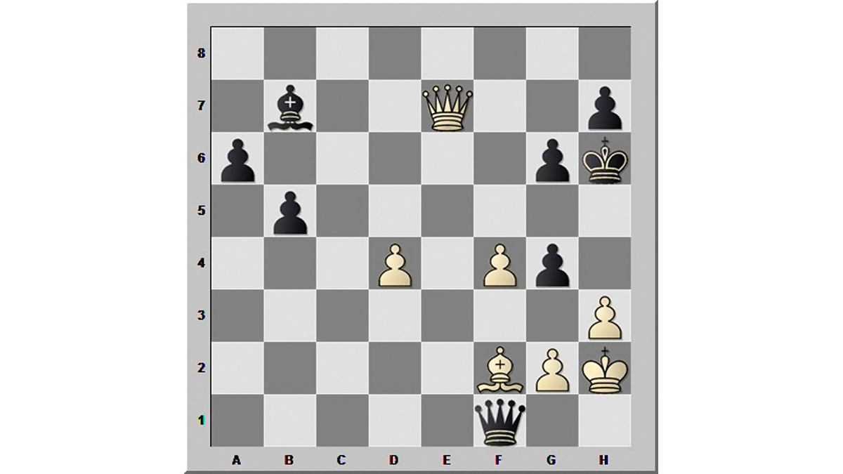 Белые начинают и выигрывают