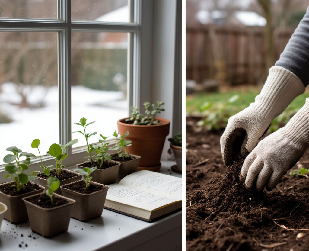 Мартовская подготовка: дом vs дача
