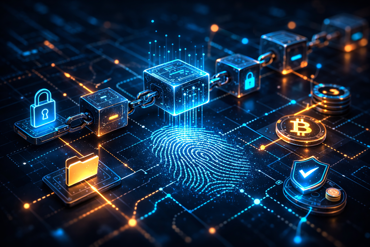 Цифровой отпечаток данных: как работает хэш-функция и связывает блоки в блокчейне.