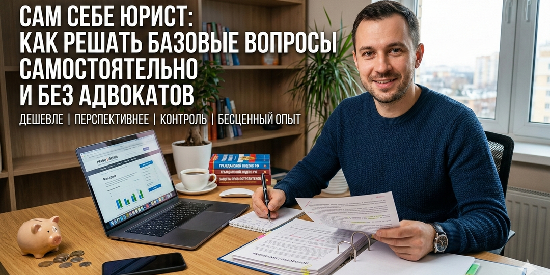 Почему решать правовые вопросы самостоятельно выгоднее и перспективнее?