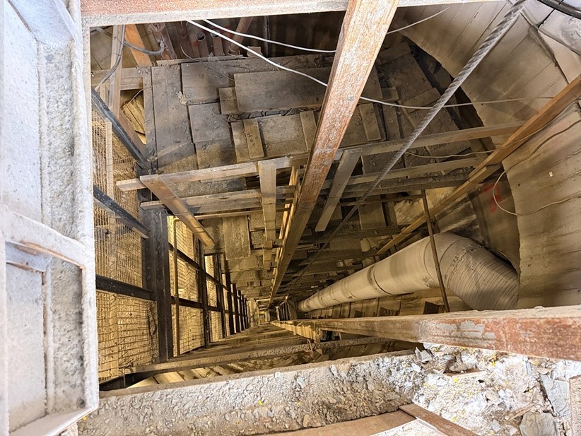    Строительная площадка будущей станции метро "Заставская" в Петербурге Автор фото: t.me/podzemnik_spb