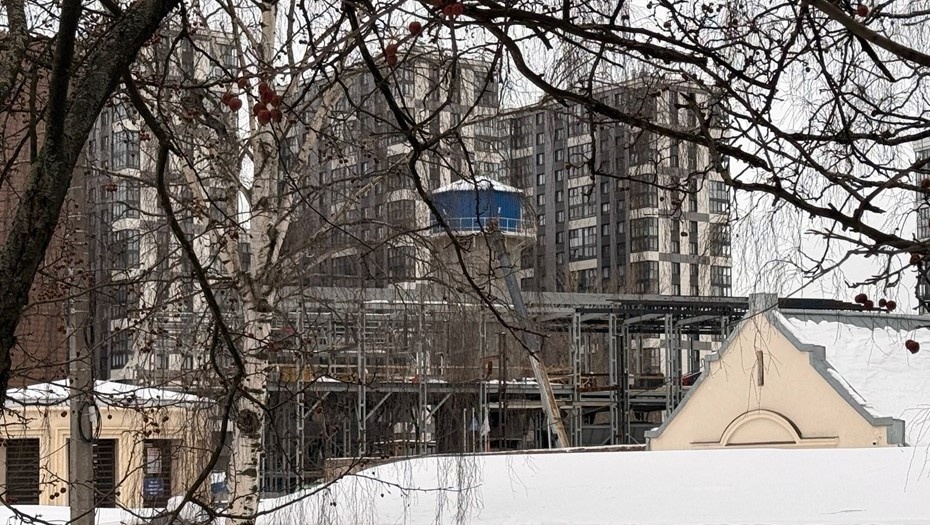    Строительная площадка будущей станции метро "Заставская" в Петербурге Автор фото: t.me/podzemnik_spb