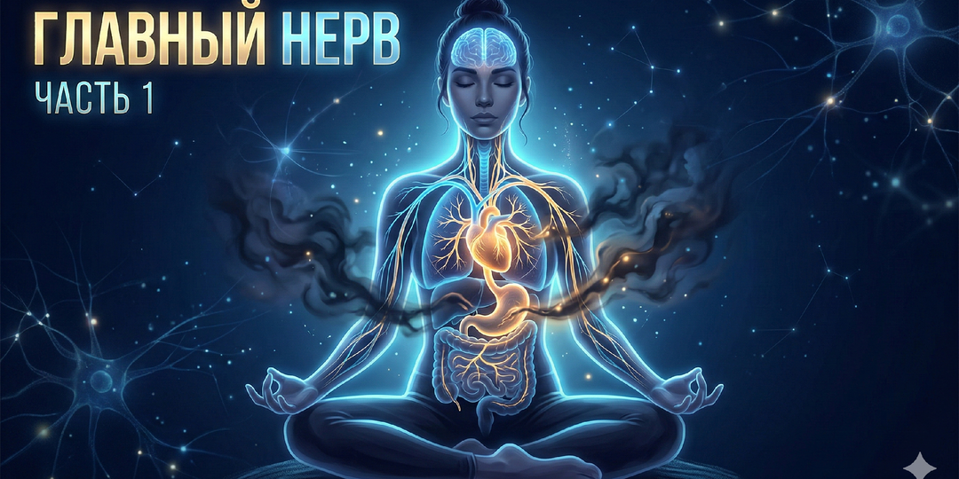 «Кнопка спокойствия» внутри вас: что такое блуждающий нерв. Часть 1
