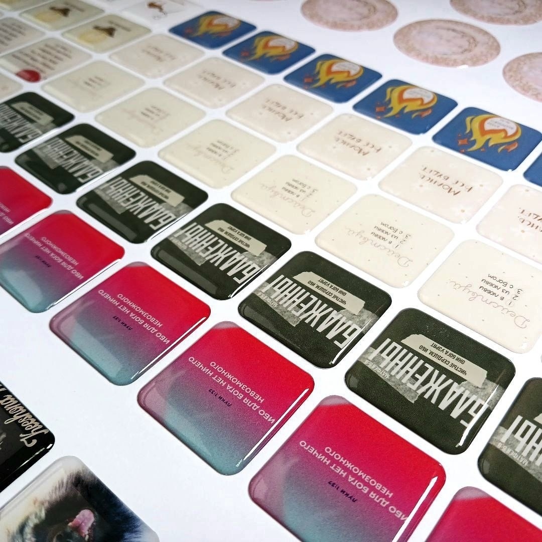 Свежая подборка 3D-стикеров с безупречным качеством 

Каждая наклейка проходит проверку перед отправкой - мы внимательно смотрим, чтобы всё было идеально: ровная заливка, чёткие контуры, никаких сюрпризов.

Хотите такое же внимание к своему заказу? Присылайте макет в сообщения - подготовим расчёт и всё подробно расскажем!