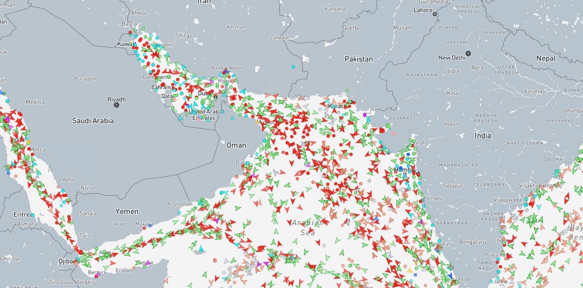    Фото: скрин сайта www.marinetraffic.com