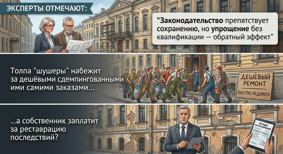 Упрощение ремонта ОКН: лазейка для "шушеры" или спасение от бюрократии? Кругозор проектировщика