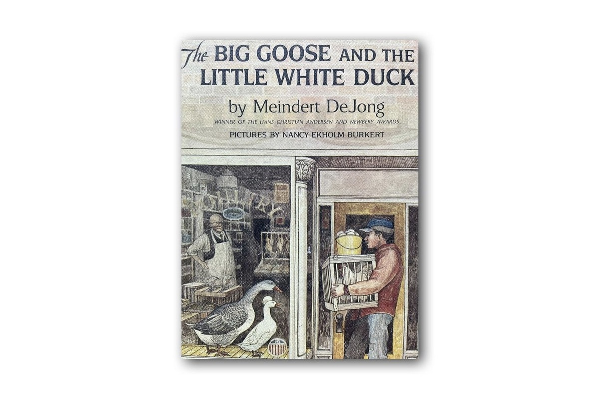    Обложка книги «Большой гусь и маленькая белая уточка». Реальное время / realnoevremya.ru