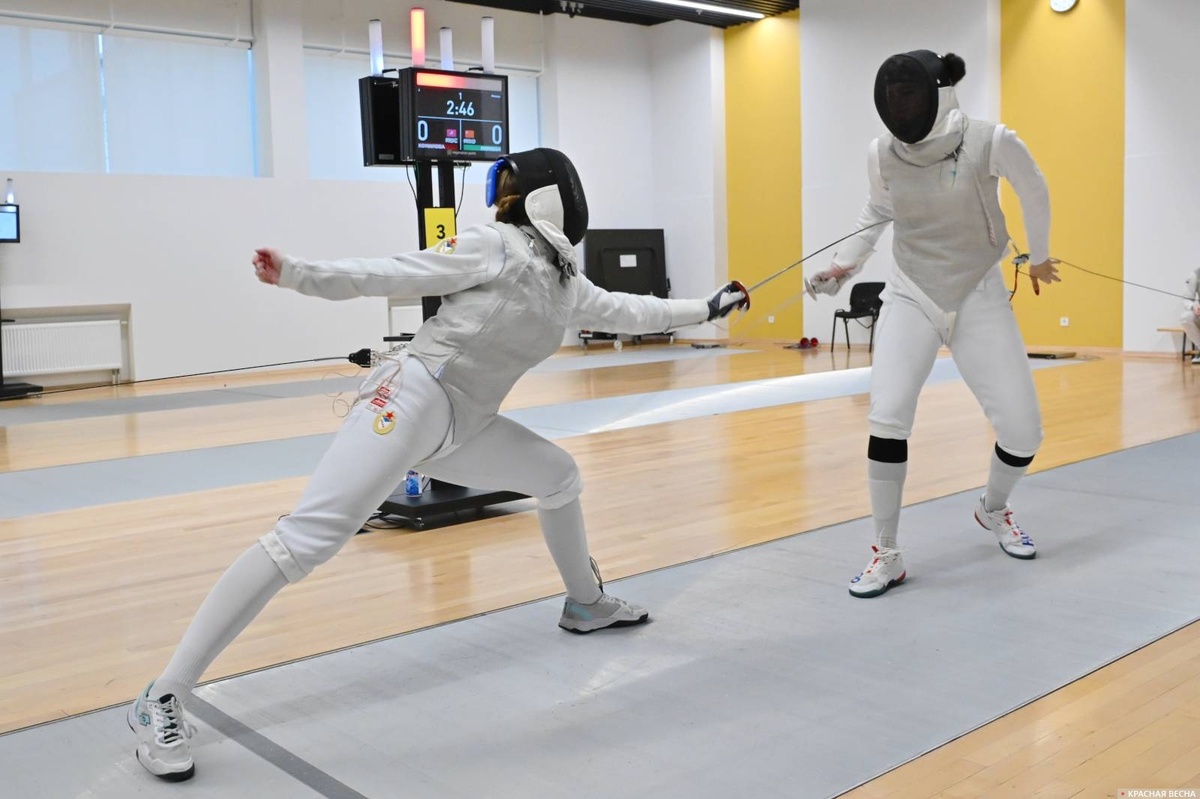     Соревнование по фехтованию. Женщины. Рапира (архивная фотография)   
Иван Лазебный (с) ИА Красная Весна