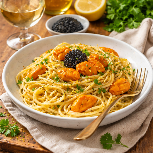 Паста с морским ежом рецепты от Дарики