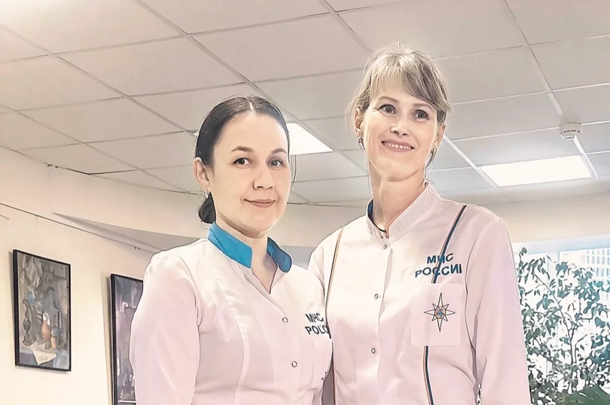    Ольга Артемьева (слева) и Анна Кабашова до этого случая знакомы не были, хотя и работают в одной клинике.