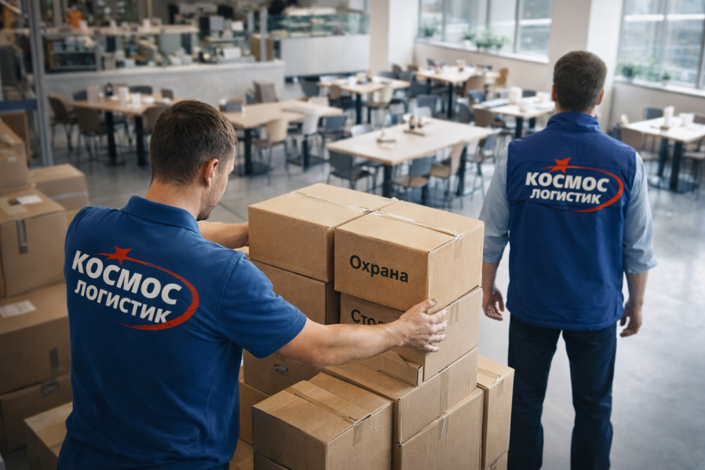    Инфраструктура склада в Троицке: Охрана, столовая и офисы для клиентов