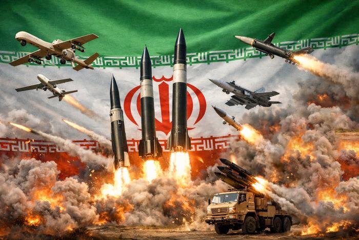 Ракеты и БПЛА Ирана пробивают оборону США и союзников. Обложка © Chat GPT