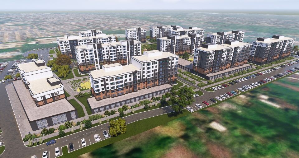    Проект застройки квартала в Бийске . Источник: «Зав-Строй»