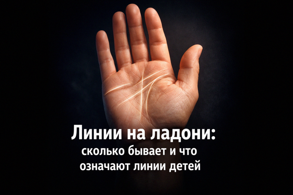    Линии на ладони: их значения и количество у детей admin