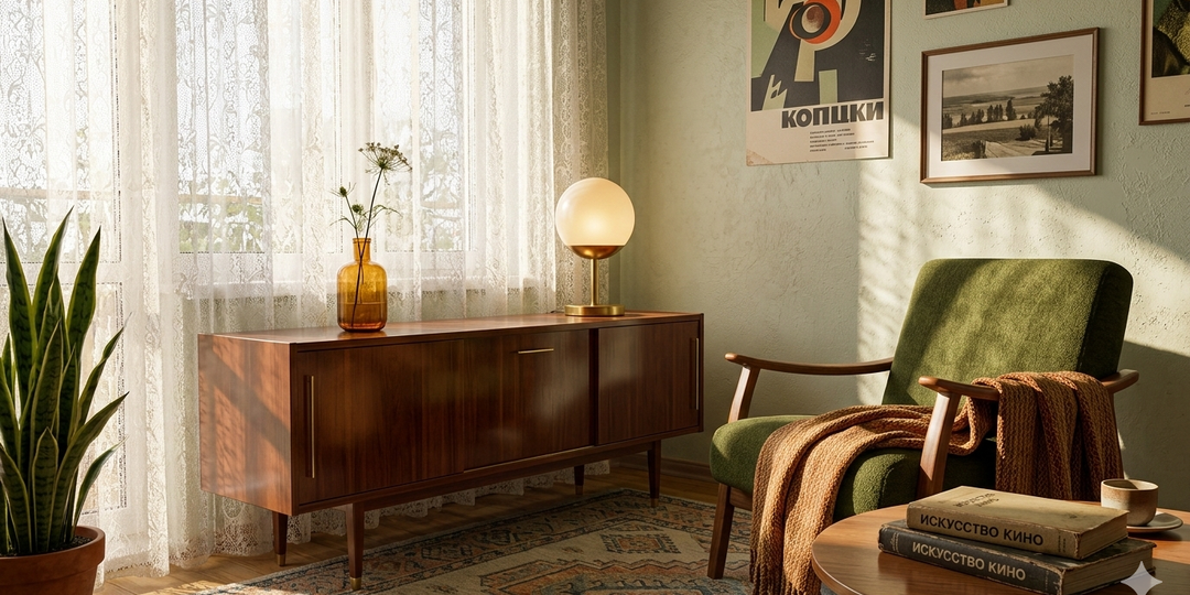 ​«Стиль "бабушкиной" квартиры снова в моде: 5 находок с Wildberries, которые вернут уют 60-х»