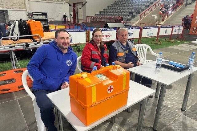    Медики следят за спортсменами постоянно Фото: Минздрав Омской области