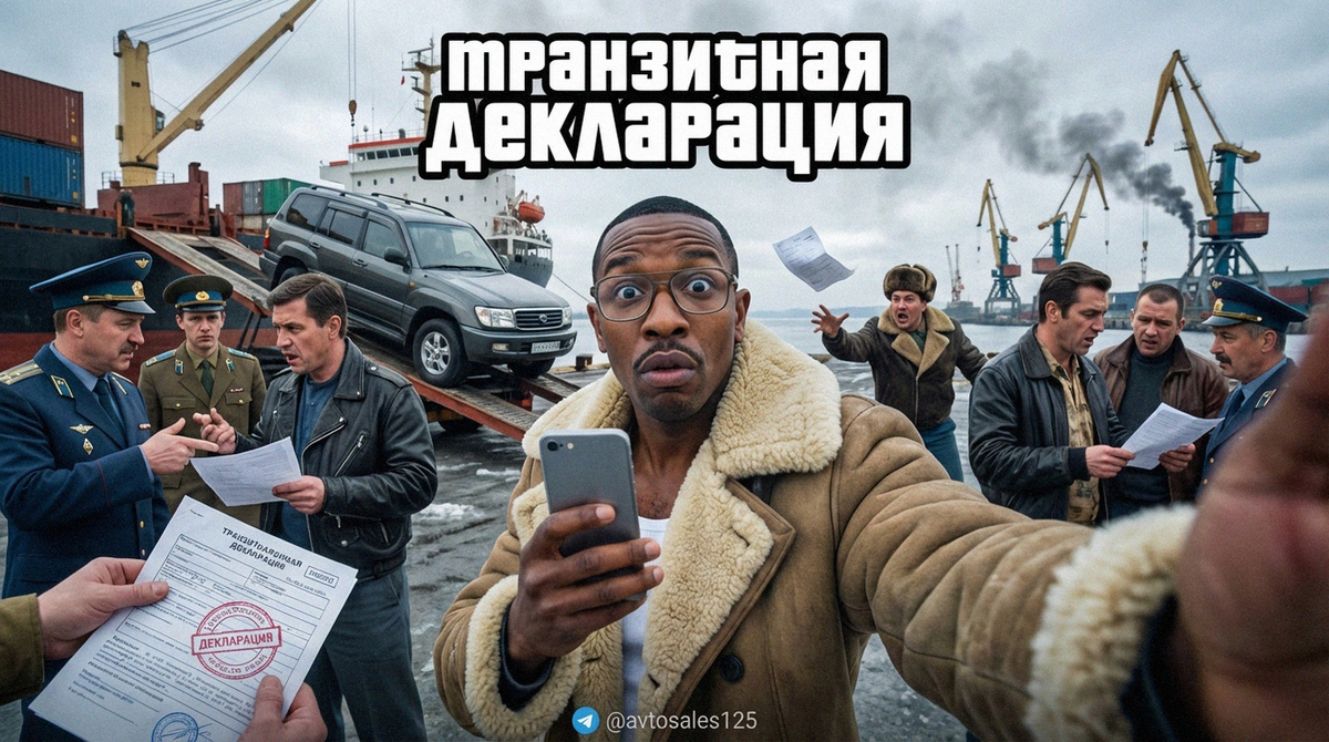    Пошаговое оформление транзитной декларации для ввоза автомобиля через Владивосток Авто Сейлс