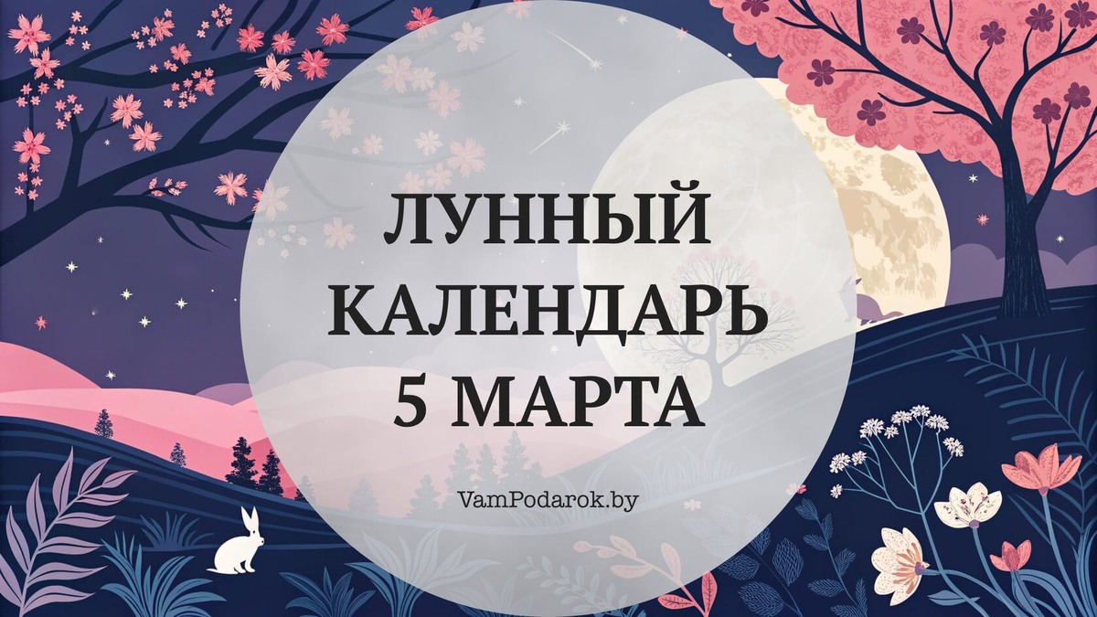 Лунный календарь на 5 марта 2026 года: Луна в Весах – время договариваться, а не спорить