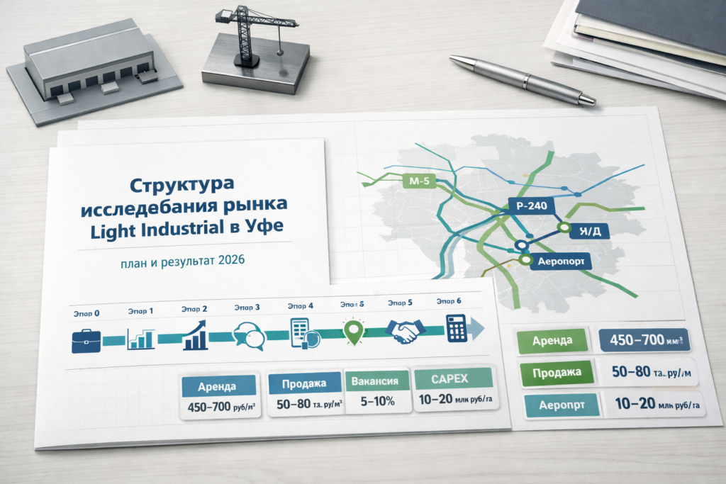    Структура исследования Light Industrial в Уфе: этапы, карта и ключевые метрики 2026 admin