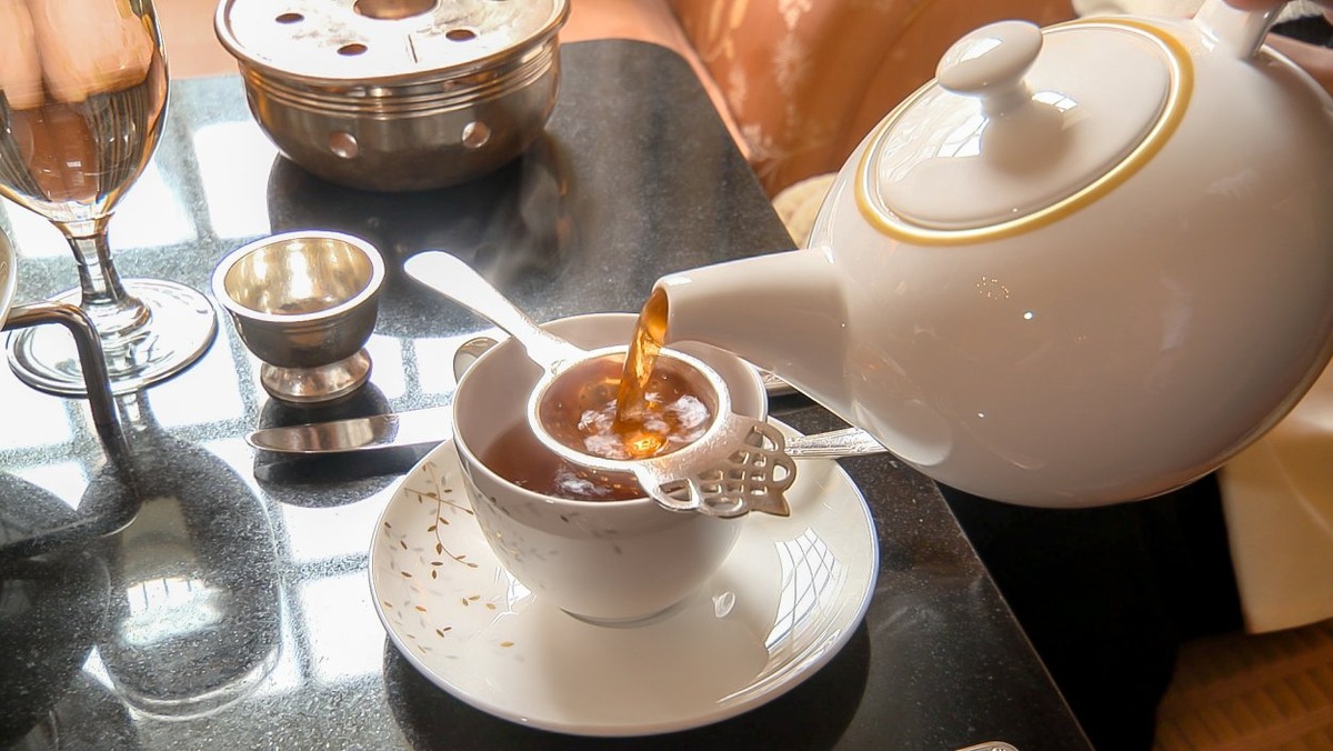    Тайный рецепт купеческого чая с малиной и сливками