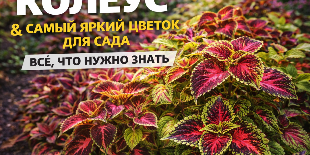 ПОСАДИЛА И ВЛЮБИЛАСЬ: КОЛЕУС — САМЫЙ ЯРКИЙ ЦВЕТОК МОЕГО САДА