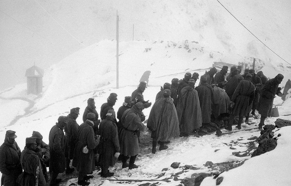 солдаты Первой мировой войны в Альпах