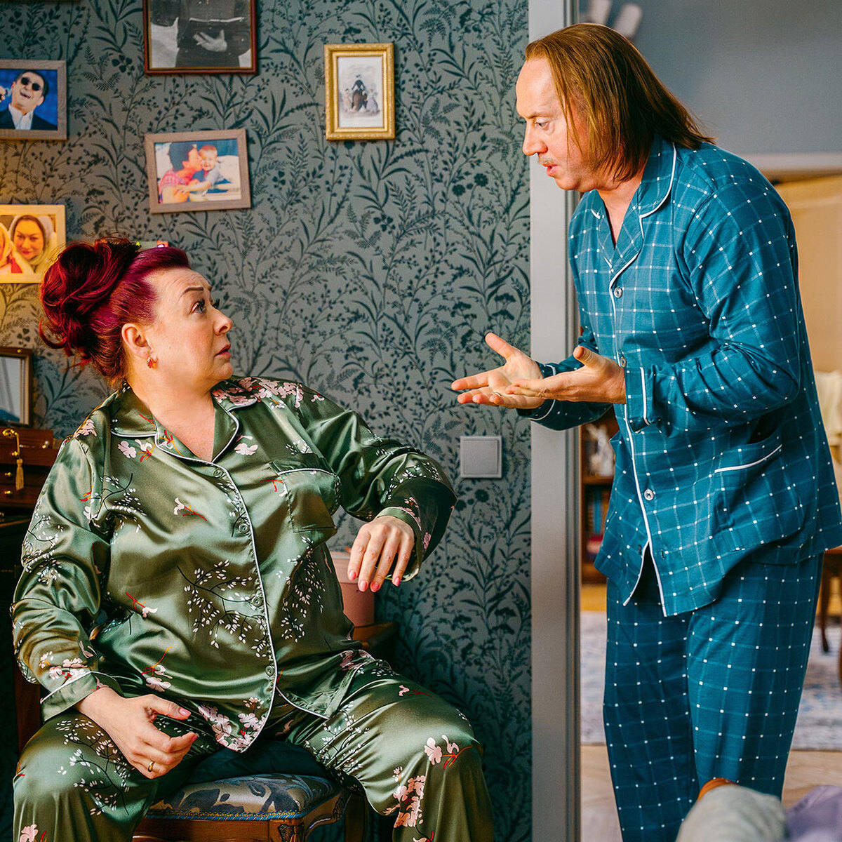    С Сергеем Буруновым в фильме «Новая теща». 2026 г. Пресс-служба кинокомпании «Централ Партнершип»