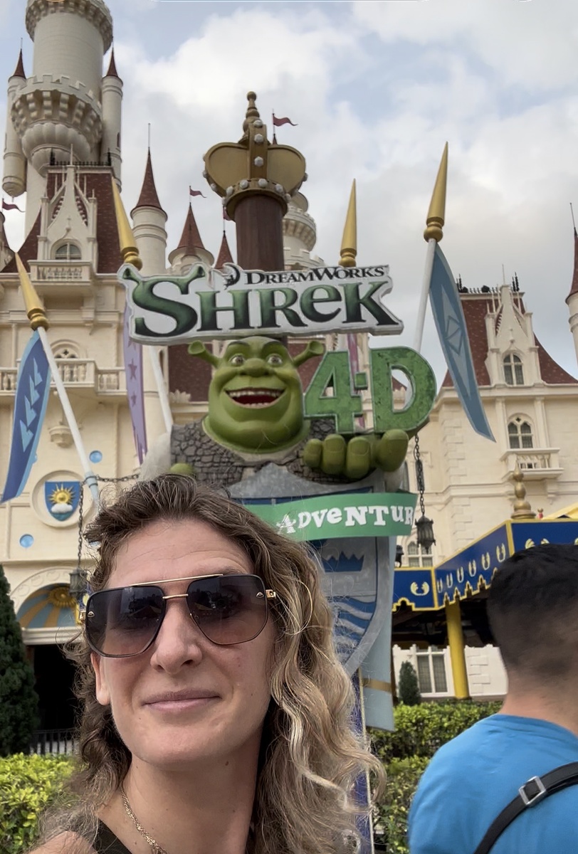 Локация с прекрасным замком принцессы