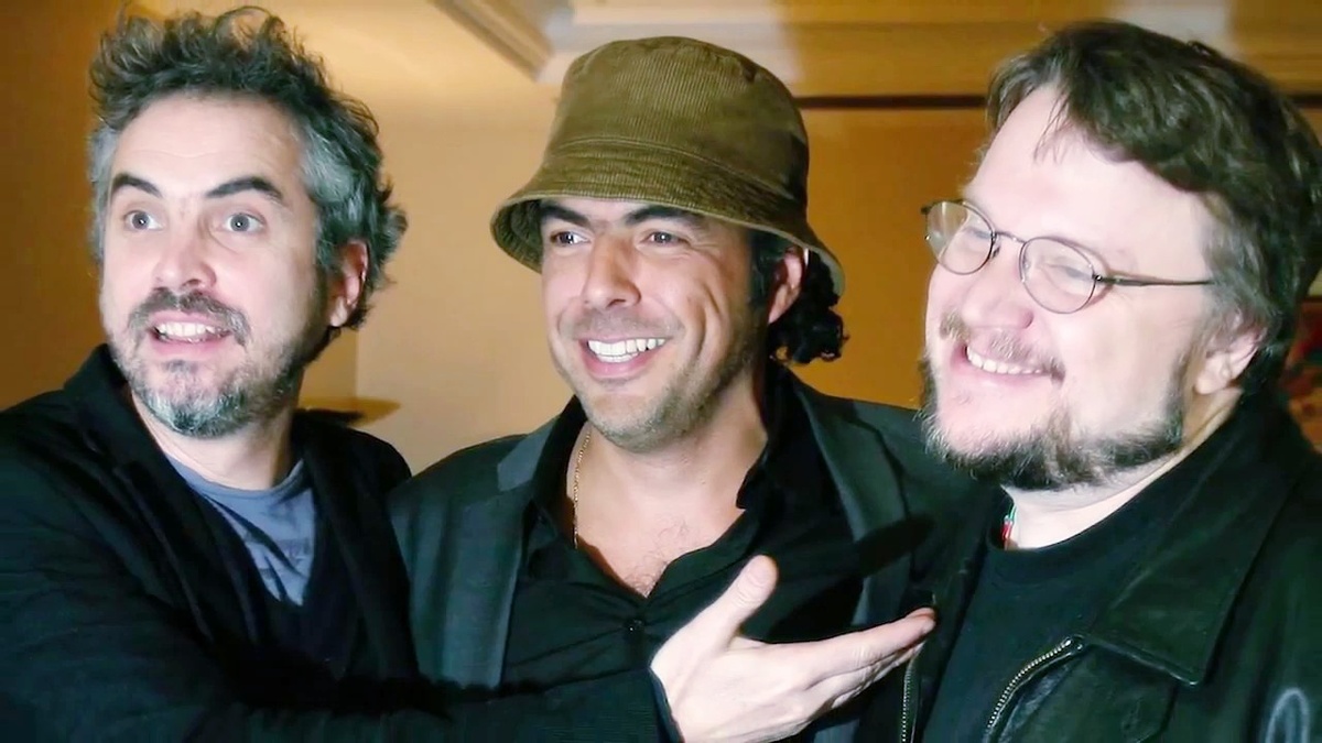"Tres amigos": Альфонсо Куарон,  Алехандро Гонсалес Иньярриту и Гильермо дель Торо. Фото из открытых источников
