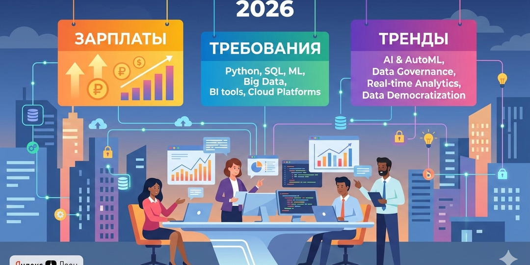 Рынок аналитики данных в 2026: зарплаты, требования, тренды