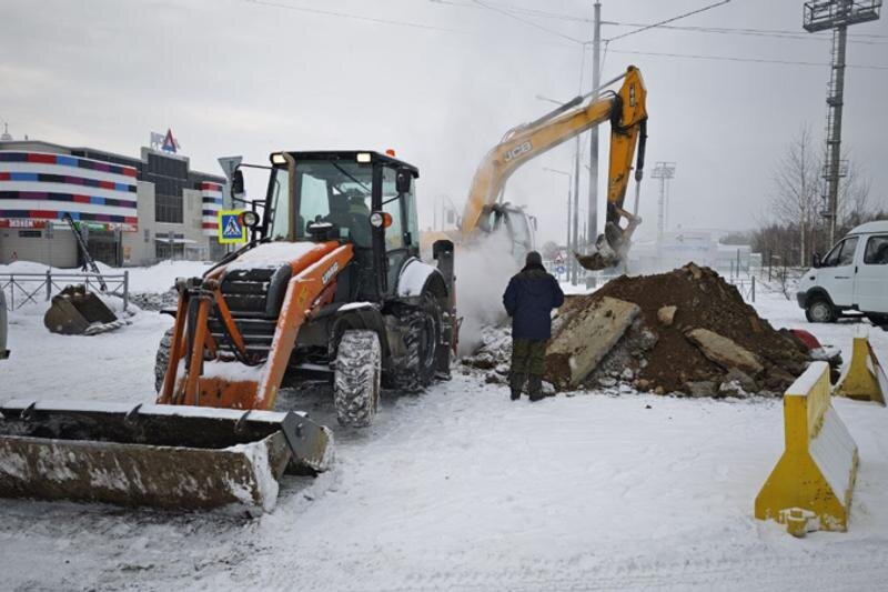    МинЖКХ. Устранение аварии на сетях в Карабаше