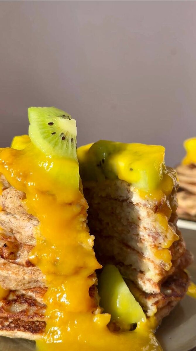 Овсяно-банановые панкейки