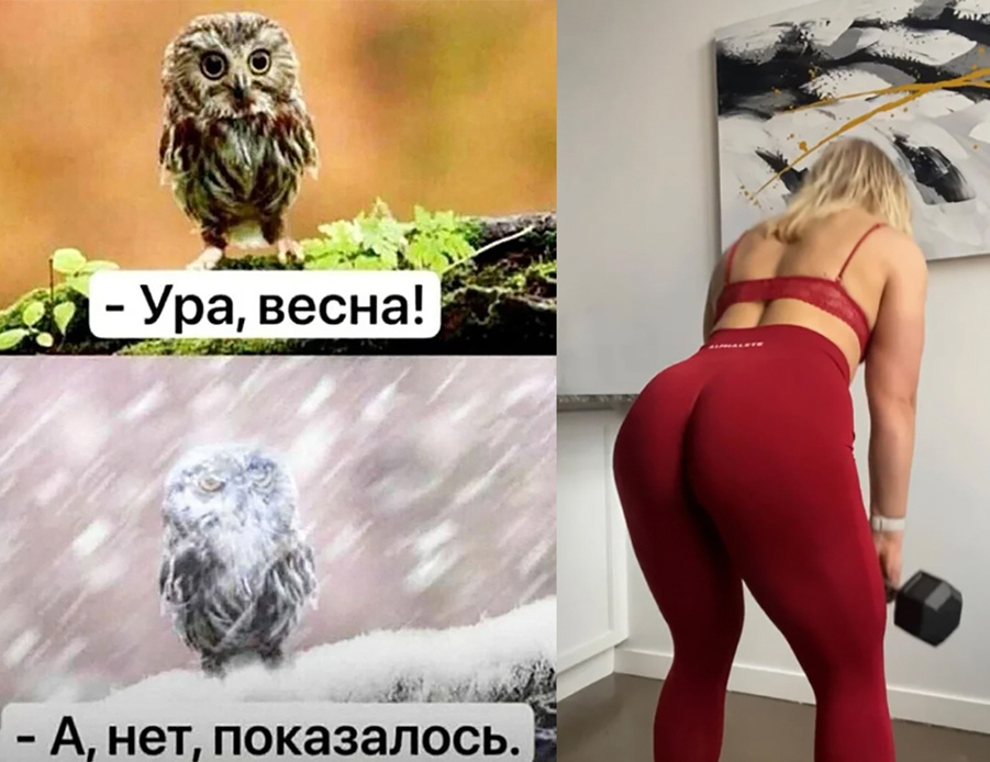 Весна? Показалось(