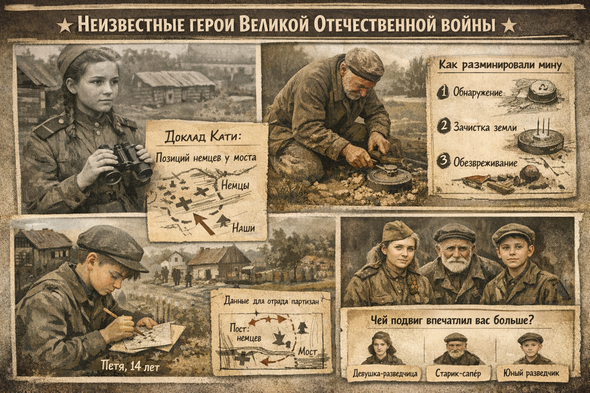 Неизвестные герои Великой Отечественной.
