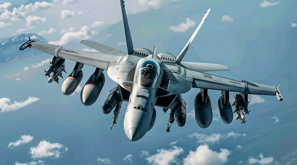 F/A-18E Super Hornet (одноместный). Фото из открытых источников. 