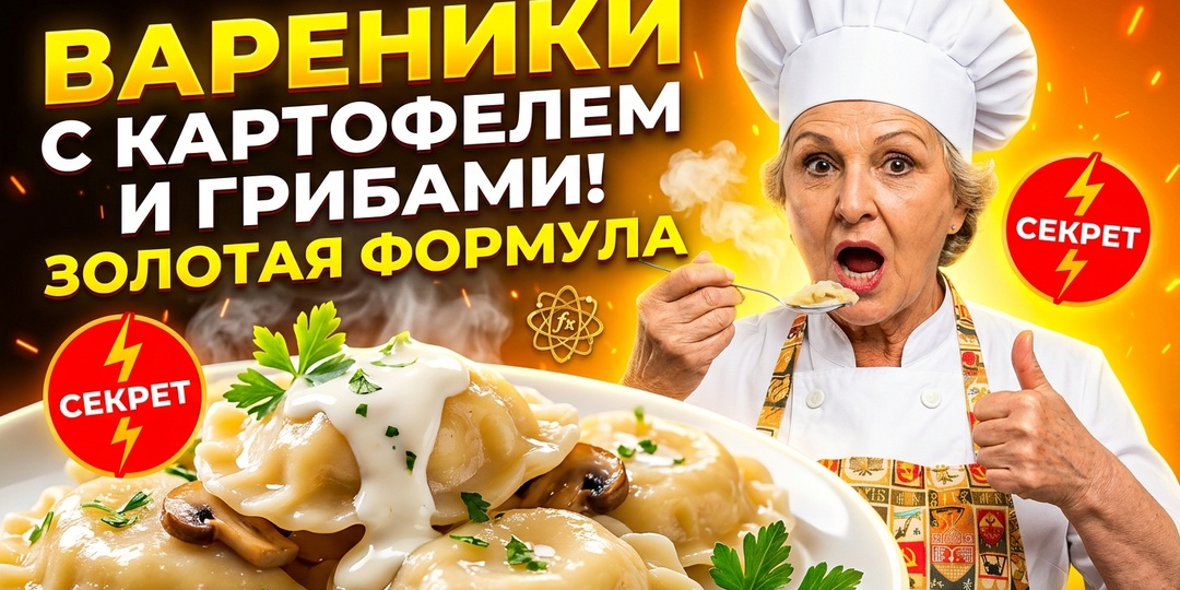 Вареники с картофелем и грибами по-новому: хитрый приём, от которого все теряют голову
