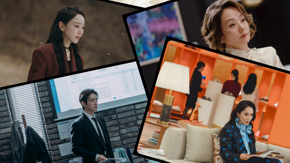 Коллаж создан автором этой статьи. В нем использованы кадры из дорамы "Искусство Сары" 2026 года.