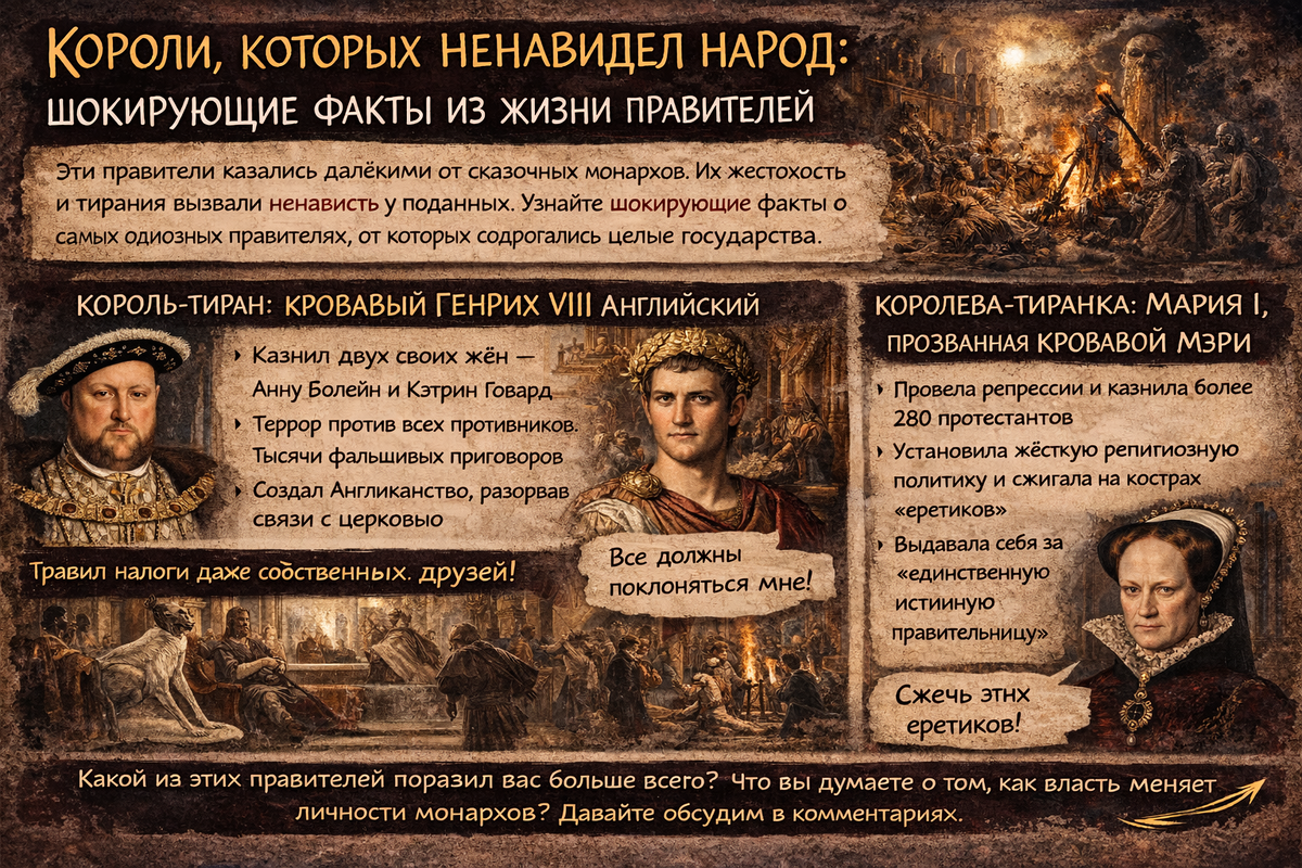 Короли, которых ненавидел народ.