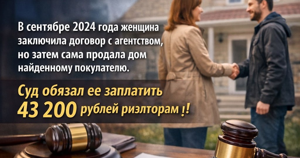 ⚡️ В Кургане покупатель и продавец кинули риэлторов, но суд обязал продавца заплатить риэлторам агентское вознаграждение