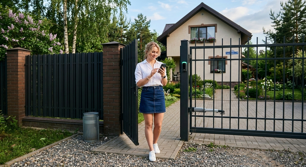 Автоматическая калитка для частного дома