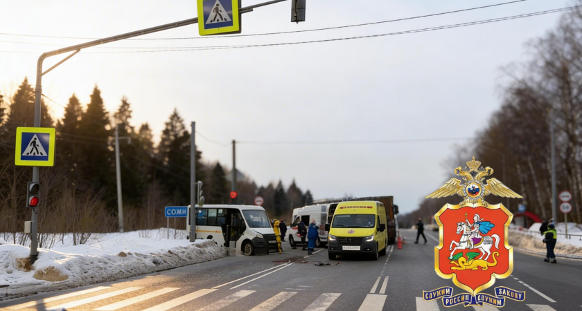    В ДТП с маршруткой в Подмосковье погибли 2 и пострадали 6 человек