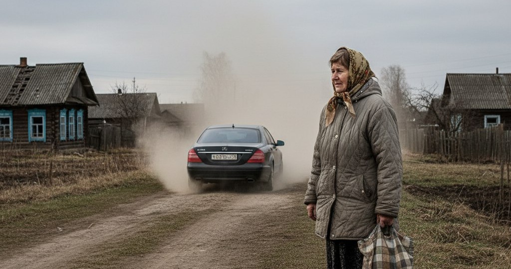 — Прости, мам, но ты сама превратилась в обузу. Так всем будет лучше - сын высадил меня у заброшенной избы и уехал, не оглядываясь