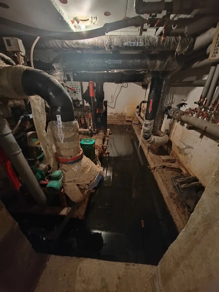 В таком виде в данный момент находится подвал многострадального дома
Фото: URA.RU