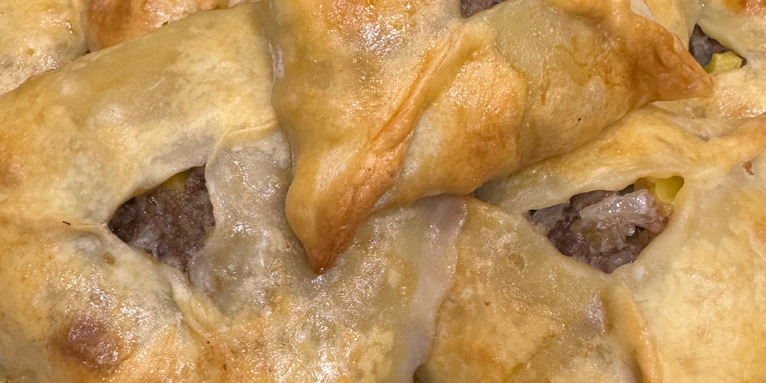 Эчпочмак. Треугольники с мясом и картошкой ❤️