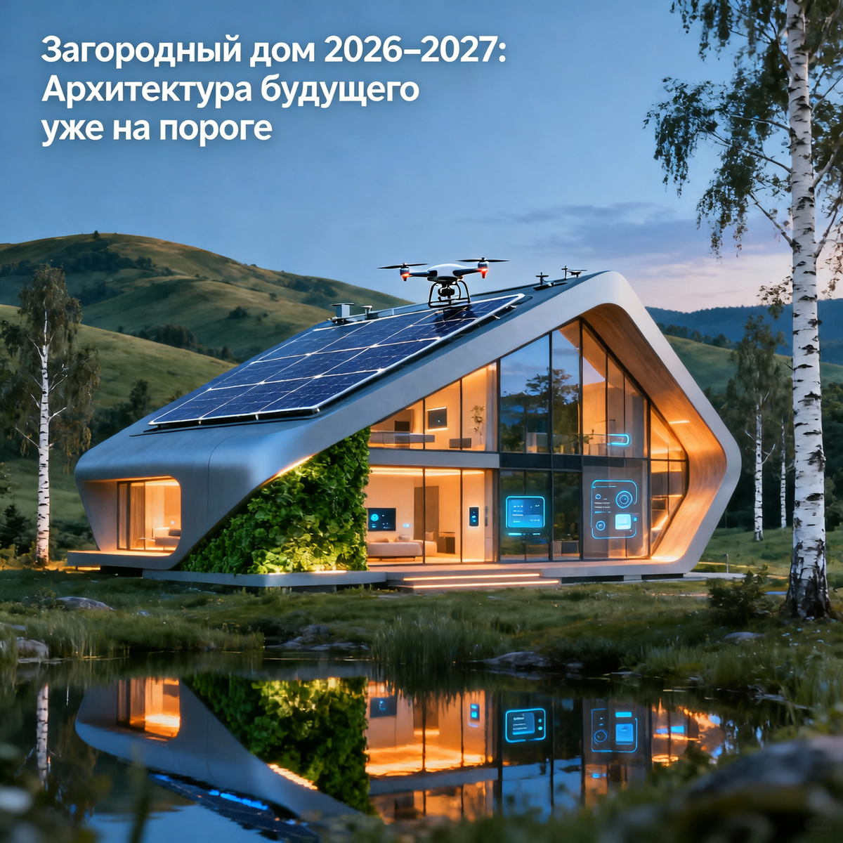 Загородный дом 2026-2027: Архитектура будущего уже на пороге