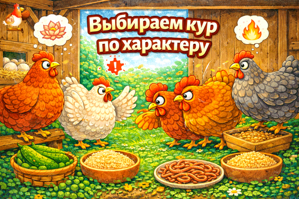 Как выбрать кур по характеру 🐔💅 инструкция для тех, кто хочет «дружный курятник»