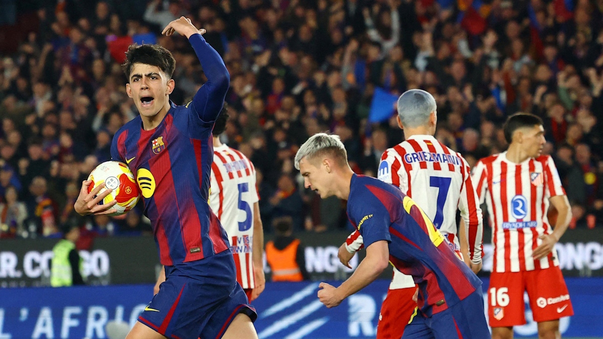    "Барселона" 3 марта разгромила "Атлетико" со счетом 3:0, но вылетела из Кубка Испании. Фото: REUTERS/Albert Gea