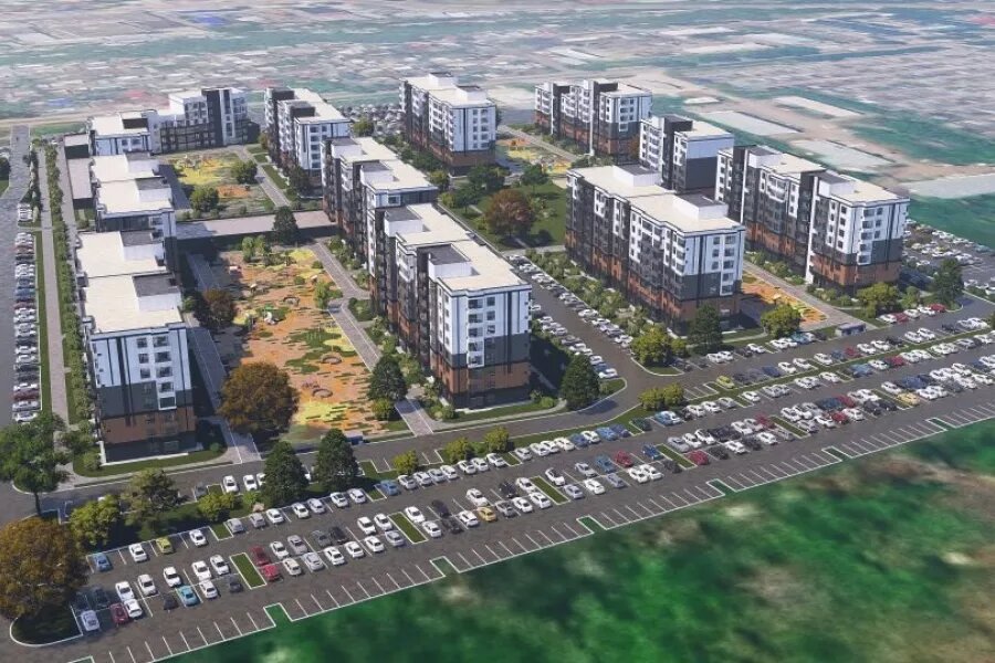 Проект жилого микрорайона на ул. Волочаевской в Бийске "Алтайская недвижимость"   📷