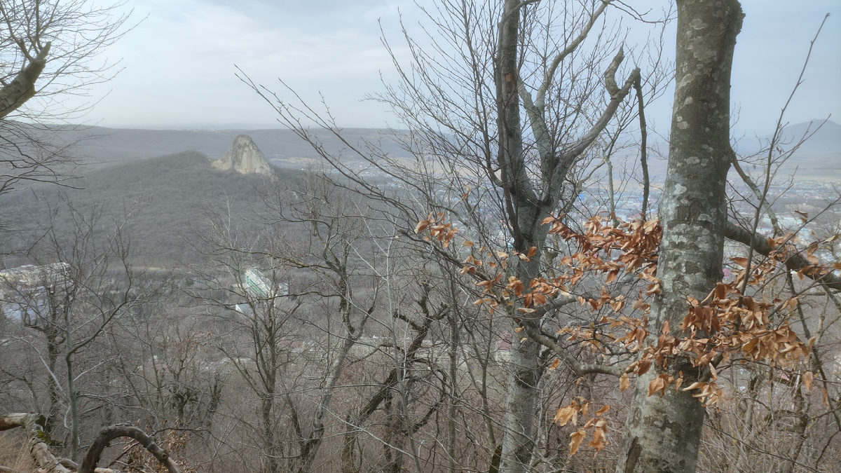 Вид с горы Железной на гору Медовая, Железноводск