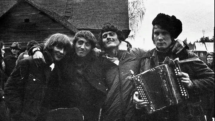 Проводы в армию СССР.